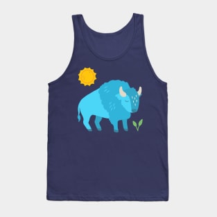 Blue bison Tank Top